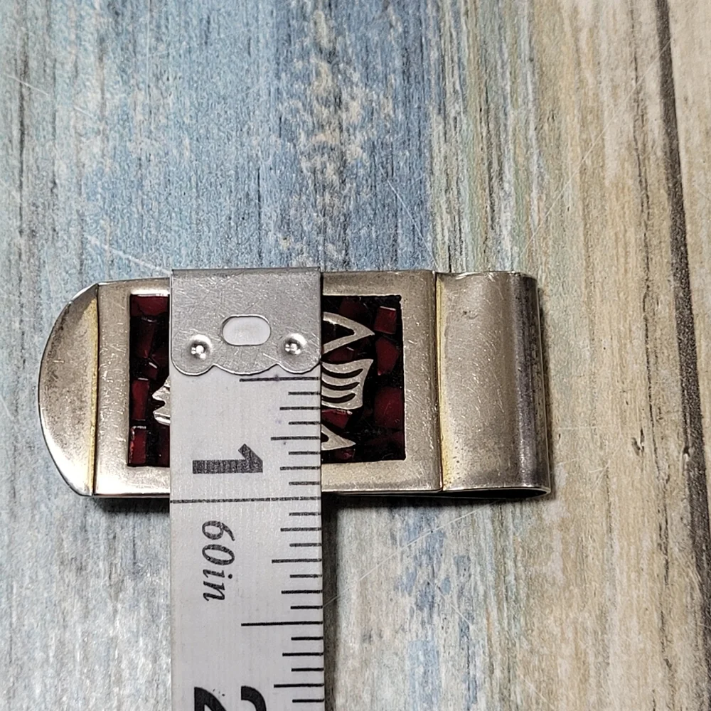 Fish mosaic Money Clip.